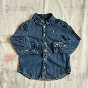Polo Ralph Lauren Kids Button Up Denim Shirt